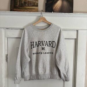 Heavyweight Harvard Gray Crewneck